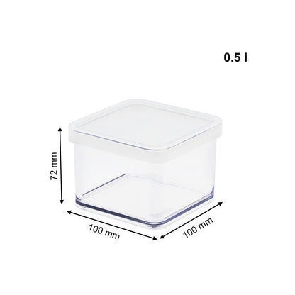 Pojemnik Rotho Loft 0,5l | Biały