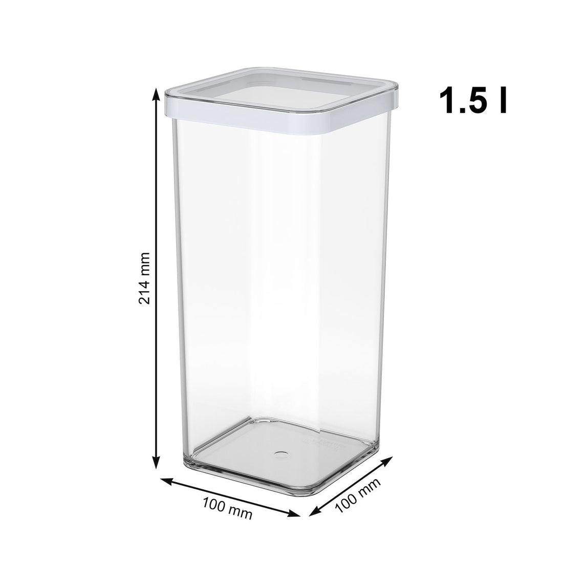 Pojemnik Rotho Loft 1,5l | Biały