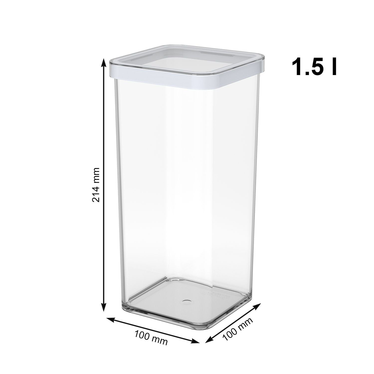 Pojemnik Rotho Loft 1,5l | Biały