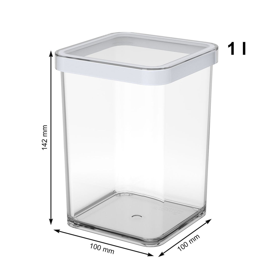 Pojemnik Rotho Loft 1,0l | Biały