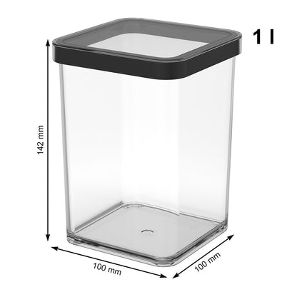 Pojemnik Rotho Loft 1,0l | Czarny