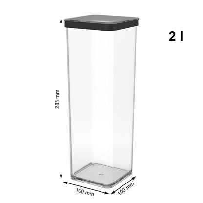 Pojemnik Rotho Loft 2,0l | Czarny